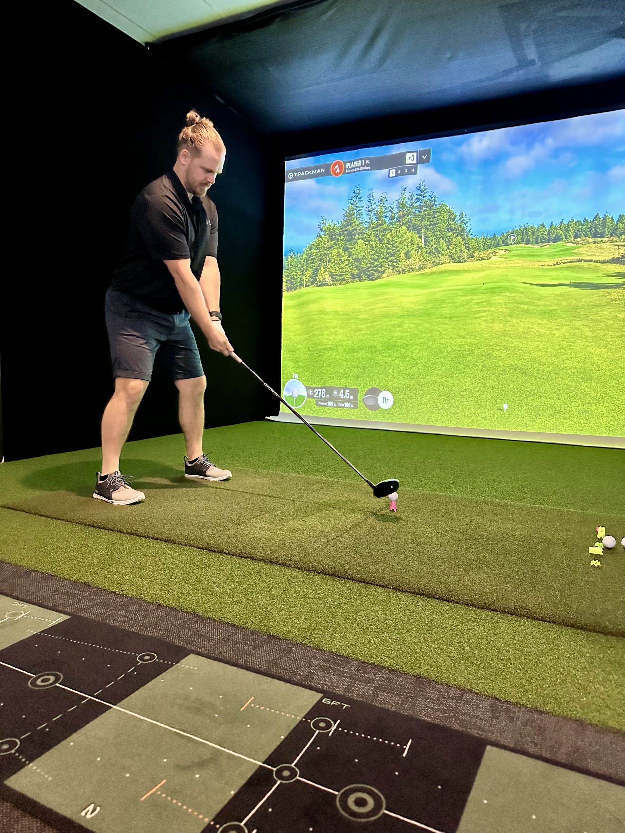 3Woods Golf Sim simulator bay
